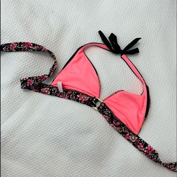 Victoria Secret Floral Bikini Top Size M - Picture 9 of 14